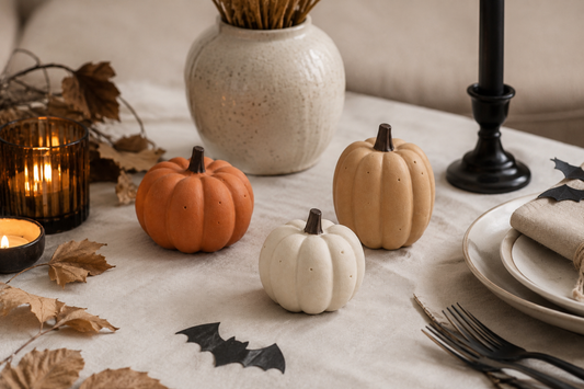 Petites citrouilles décoratives • Lot de 3 • Coffret Aube, Récolte ou Minuit
