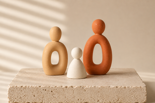 Trio de statuettes • TRIA • Sculpture abstraite