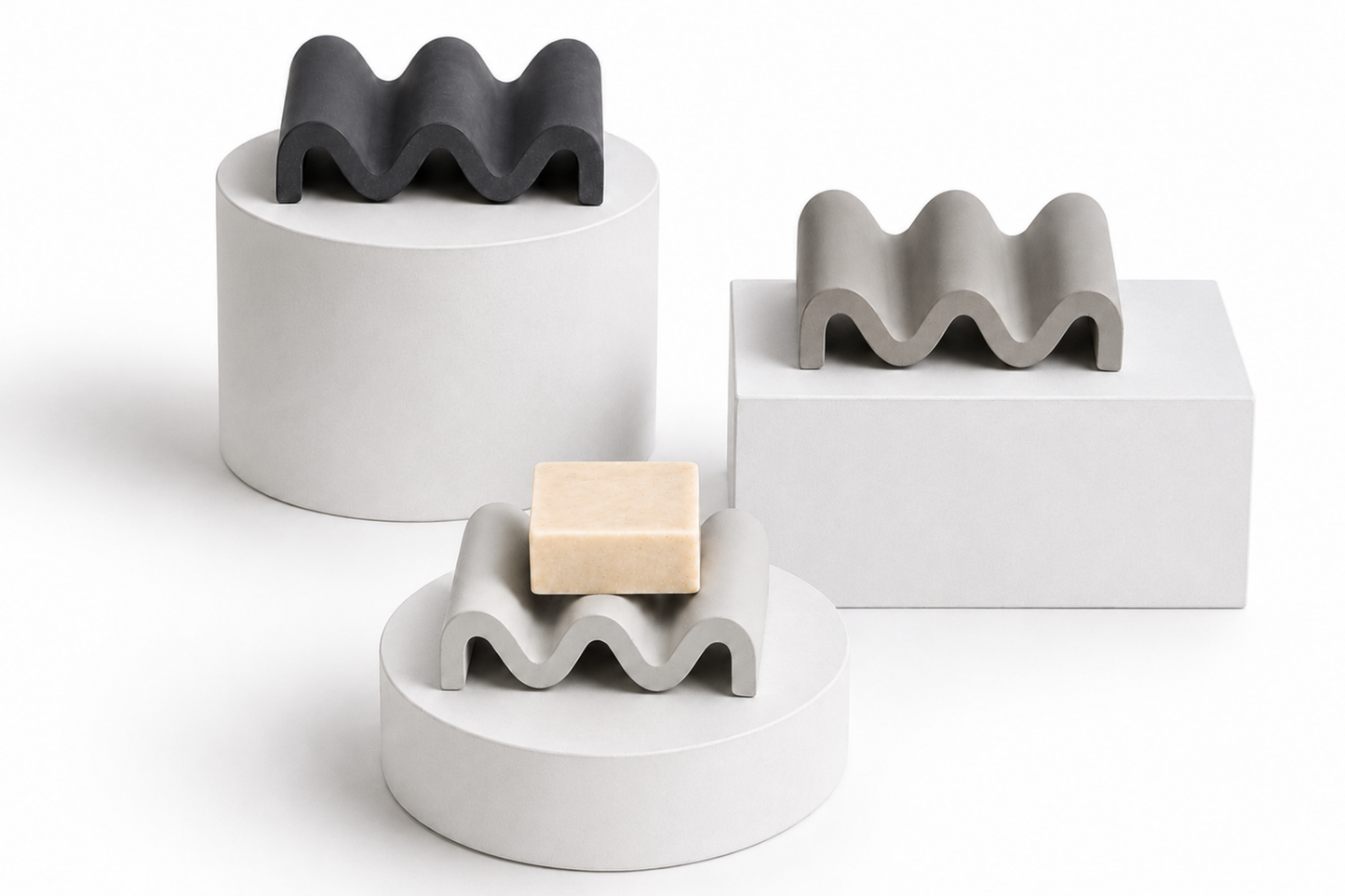 Porte-savon •ONDA• Collection Minérale