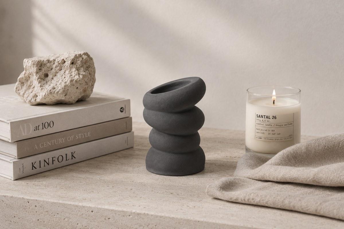 Soliflore • NOMA • Collection Minérale • Vase en béton fait main