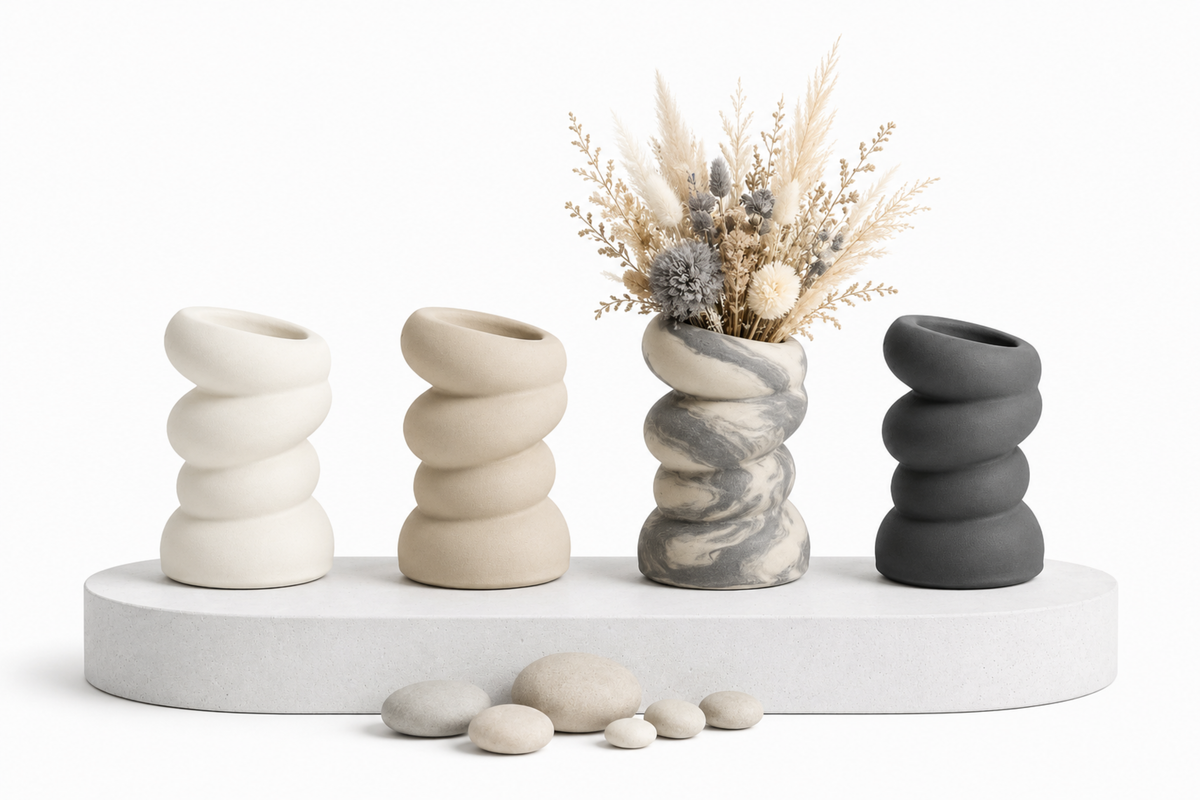 Soliflore • NOMA • Collection Minérale • Vase en béton fait main