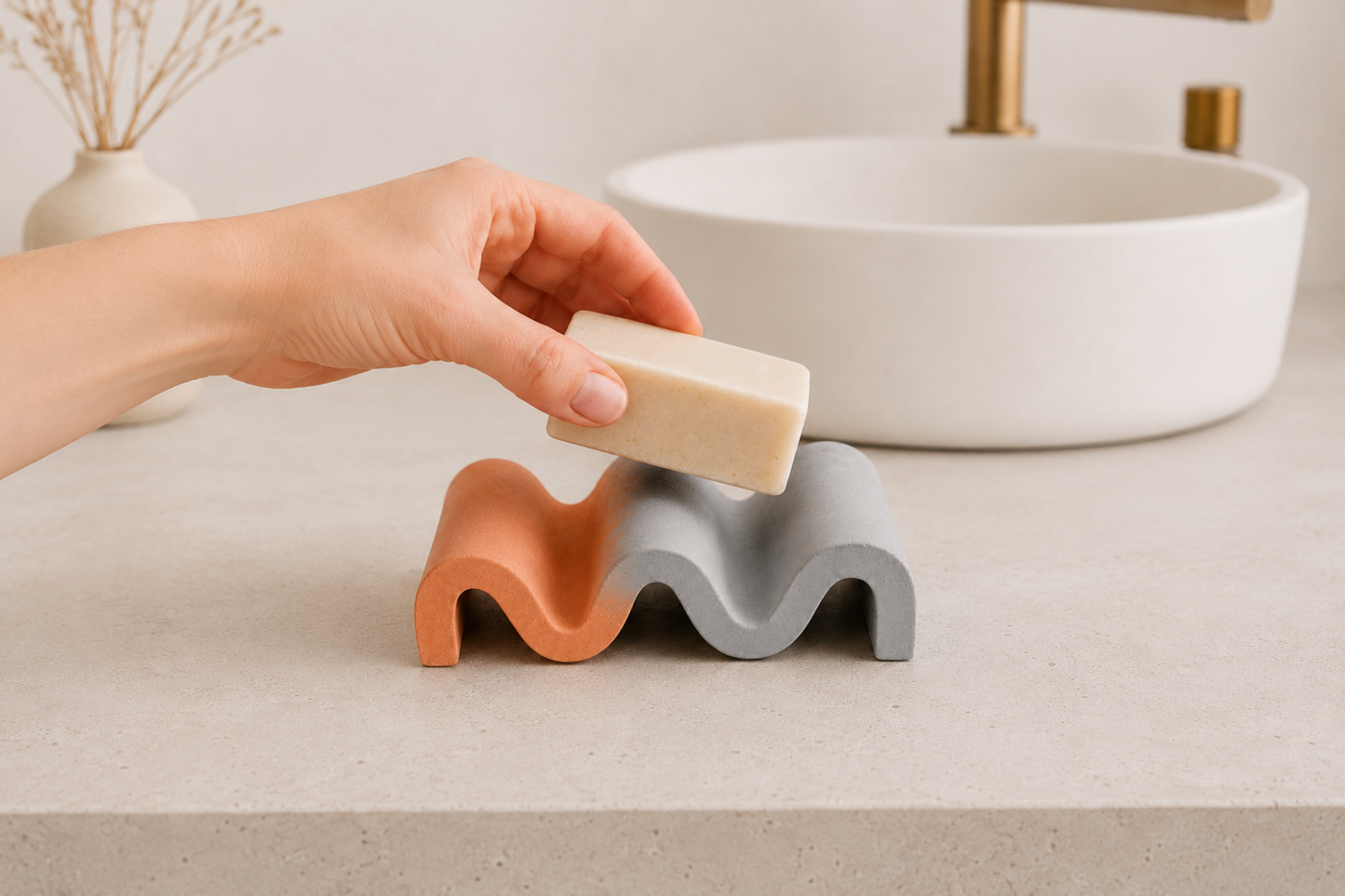 Porte-savon •ONDA• Collection Duo